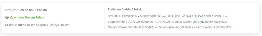 Bu geceden itibaren başlıyor: İstanbul'un 24 ilçesinde dev elektrik kesintisi 18